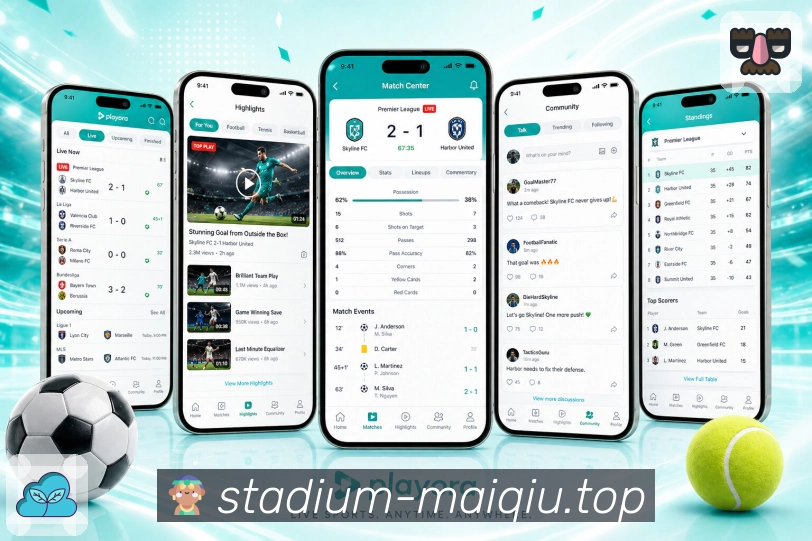 买球站 APP 客户端界面